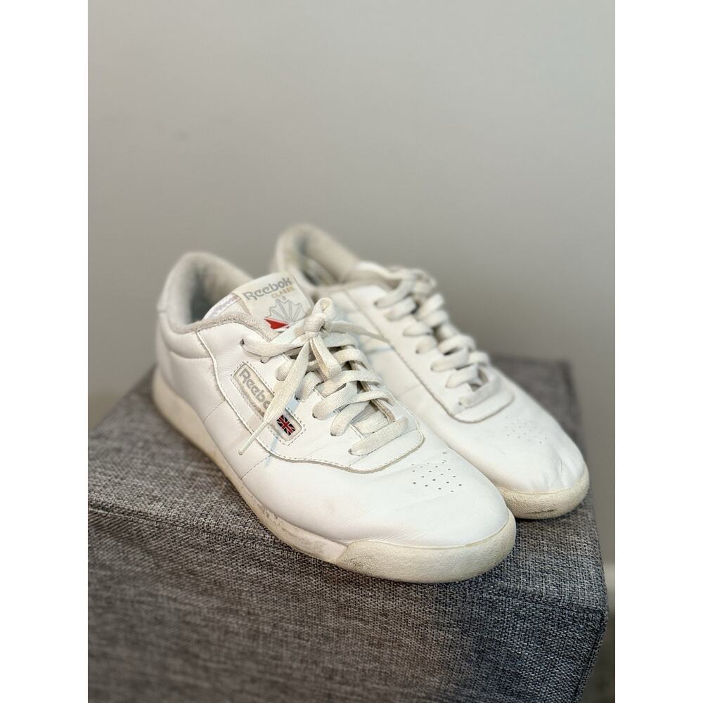 Reebok Womens CLASSIC princess White Sneakers 8.5